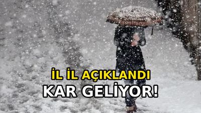 Kar yağışı beklenen iller: Tarih verildi, hazır olun