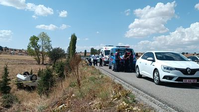 Kütahya'da jandarma takla atan otomobilin altında kaldı: 1 şehit