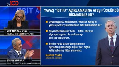 tv100 canlı yayınında Sinan Burhan kulisi: AK Parti’ye geçmesi beklenen belediyeler