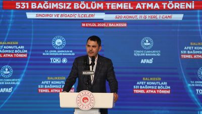 Murat Kurum: Cumhuriyet tarihinin en büyük sosyal konut projesini Balıkesir'e müjdeliyoruz