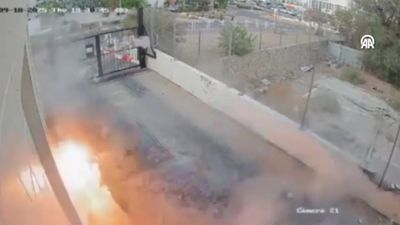 Husilerin fırlattığı İHA, İsrail'de bir otele isabet etti