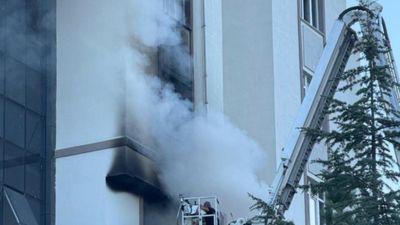 Kahramanmaraş'ta öğrenci yurdunda korkutan yangın