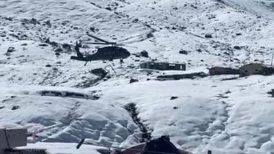 Rize'de yaylalara havadan erzak gönderiliyor