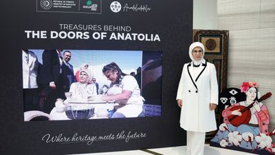 Emine Erdoğan, Melania Trump'ın verdiği resepsiyona katıldı