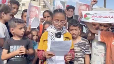 Gazzeli çocuklardan Cumhurbaşkanı Erdoğan'a yürek yakan çağrı: Umudumuz sizde