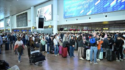 Avrupa havalimanlarına siber saldırı: İngiltere'de bir kişi yakalandı