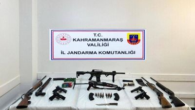 Kahramanmaraş’ta silah kaçakçılarına baskın düzenlendi