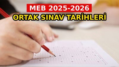 MEB ortak sınav tarihleri 2025-2026: 1. dönem 1. yazılı sınavları ne zaman?