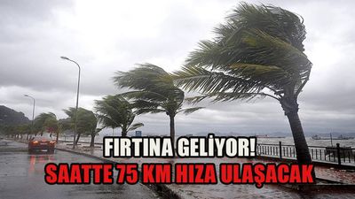 Fırtına alarmı verildi: Öğleden sonra başlayacak! Saatte 75 km hıza ulaşacak