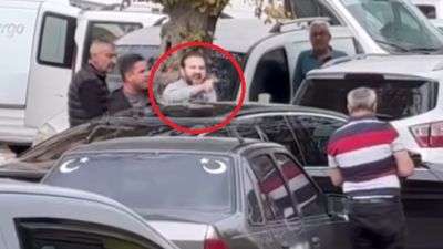 Ankara'da sürücüyü silahla tehdit etti