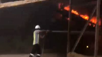 Adana’da enerji fabrikasında çıkan yangın kısa sürede söndürüldü