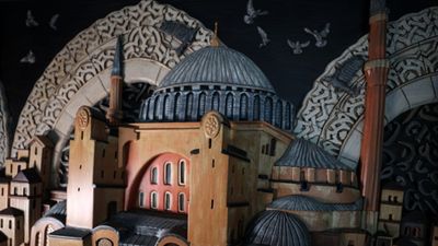 Türk usta, 'Neva' sanatıyla 3 boyutlu ahşap eserler üretiyor