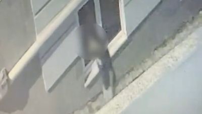 Samsun'da seri hırsız keşif yaparken ve eve tırmanırken görüntülendi