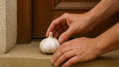 Evini taşıyan kapı eşiklerine sarımsak koyuyor: İşte sebebi