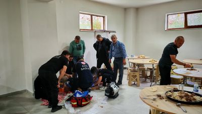 Bolu'da yediği et nefes borusuna kaçtı, kalbi durdu