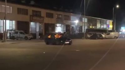 Sivas'ta polis aracının önünde drift atan sürücüye ceza