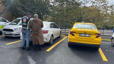 İstanbul'da sürücüyü tehdit eden taksici yakalandı