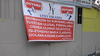 Bursa'da bir işletme barajlar dolana kadar kepenk indirdi