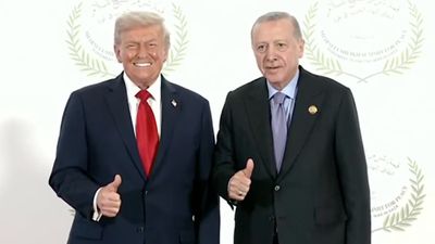Trump'tan, Cumhurbaşkanı Erdoğan'a samimi karşılama: Bu adamı seviyorum