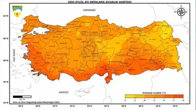Meteoroloji açıkladı: Son 55 yılın en sıcak 11'inci eylül ayı yaşandı
