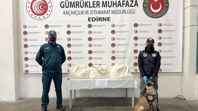 Edirne sınır kapısında narkotik operasyonu: 36 kilo uyuşturucu ele geçirildi