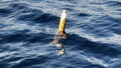 Zonguldak açıklarında füze motoru bulundu