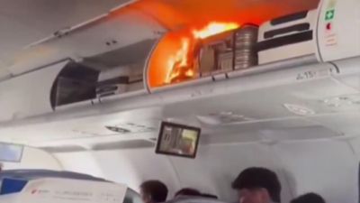 Çin'de yolcunun el bagajındaki batarya alev aldı, uçak acil iniş yaptı