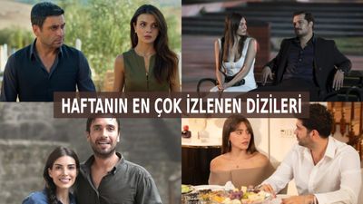 Haftanın en çok izlenen dizileri belli oldu: Zirvede sürpriz bir isim var