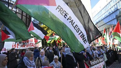 Almanya'dan Filistin'e destek: İsrail'in işlediği soykırım protesto edildi