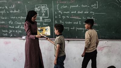 Gazze’de BM okullarında eğitim yeniden başladı