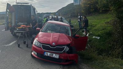 Bolu D-100'de kaza: 5 yaralı