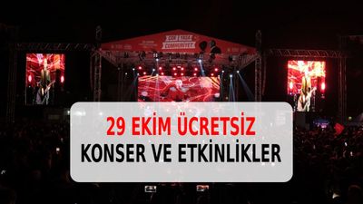 29 Ekim 2025 ücretsiz konserler ve etkinlikler: İstanbul ilçe ilçe konser takvimi