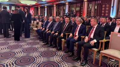 Cumhurbaşkanlığı Külliyesi'nde 29 Ekim Özel Programı: Babacan, Davutoğlu ve Erbakan katıldı