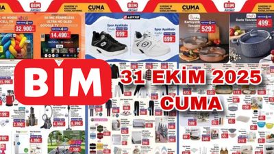BİM'de 31 Ekim Cuma 2025: İşte aktüel ürünler afişleri! TV, süpürge, ayakkabı, pijama, züccaciye...