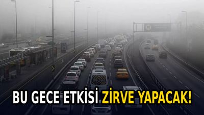 İstanbul için alarm verildi: Bu gece herkes hazırlıklı olsun…