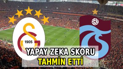 Yapay zekadan derbi tahmini: Galatasaray - Trabzonspor maçı kaç kaç biter?