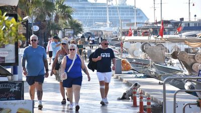 Bodrum'a kruvaziyer turizmi doludizgin devam ediyor