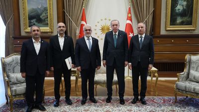 Cumhurbaşkanı Erdoğan, Zekeriya Yapıcıoğlu'nu kabul etti