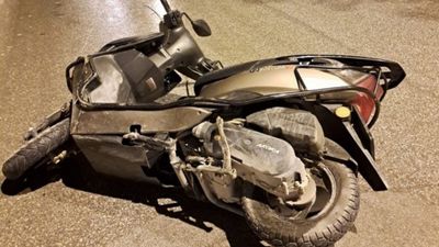 Çanakkale'de hayatını kaybeden motosiklet sürücüsünün kaza anları