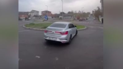 Sancaktepe'de drift atan sürücüye 46 bin lira ceza