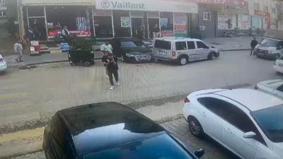 Osmaniye'de temizlik işçisi, kazadan son anda kurtuldu