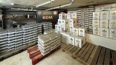 Muğla'da 28 bin 896 şişe gümrük kaçağı alkol ele geçirildi