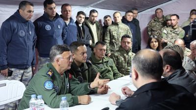 Gürcistan'da arama kurtarma çalışmaları Gürcistan makamları ile koordineli şekilde sürüyor