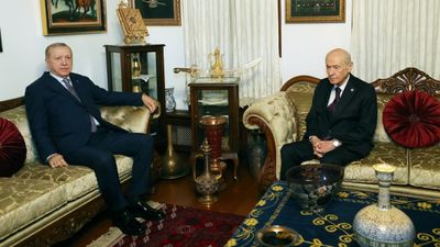 Cumhurbaşkanı Erdoğan ve Devlet Bahçeli görüşmesi sona erdi