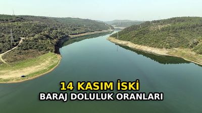 İSKİ Baraj Doluluk Oranı 14 Kasım 2025: İstanbul su seviyesinde son durum…