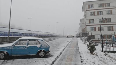 Kayseri'de kar etkisini gösterdi
