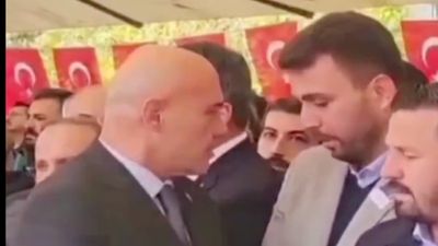 Balıkesir'deki şehit cenazesinde milletvekillerinin ön saf yarışı