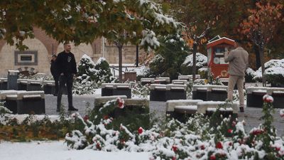 Sivas'ta kar etkisini gösterdi: Kartpostallık görüntüler oluştu