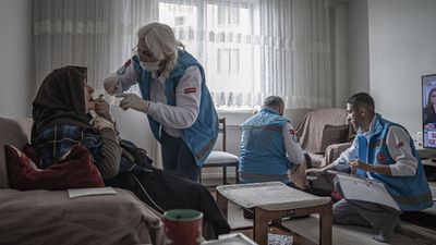 Erzurum’da evde diş sağlığı hizmeti