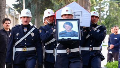 Hırvatistan'da düşen uçakta şehit olan pilot Hasan Bahar'a acı veda